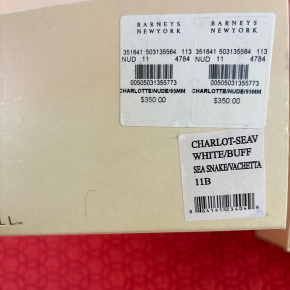 LOEFFLER RANDALL CHARLOTTE HEELS - Sea Snake/vachetta - Picture 2 of 4